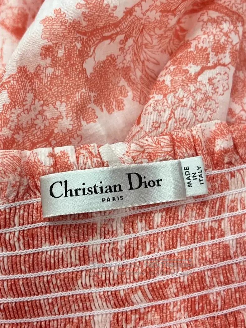 Dior Dior Orange-pink Jui printed suspender skirt Size XS / US 0-2 / IT 36-38 - 4 Thumbnail