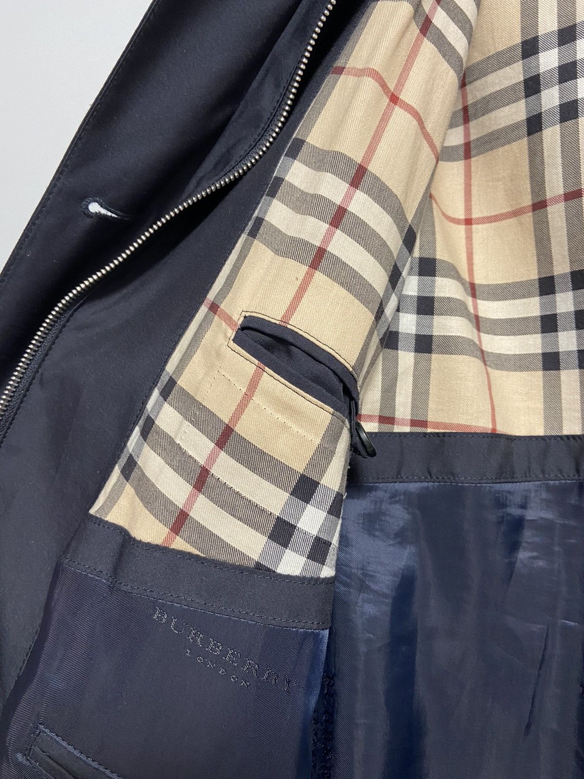 Burberry Burberry Trench Coat Dark Blue Size S / US 4 / IT 40 - 12 Thumbnail