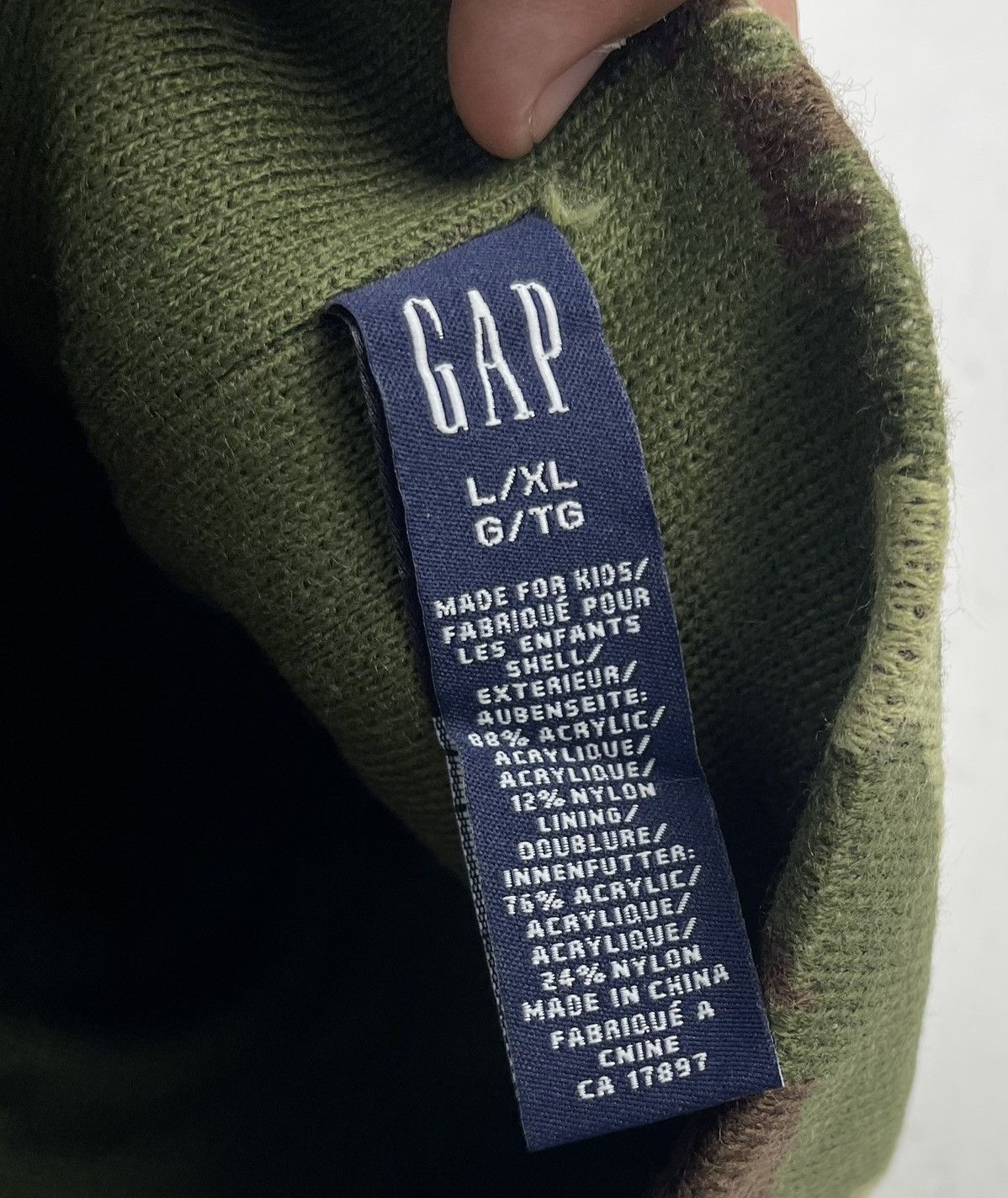 Gap × Japanese Brand gap camo beanie hat tc42 Size ONE SIZE - 4 Thumbnail
