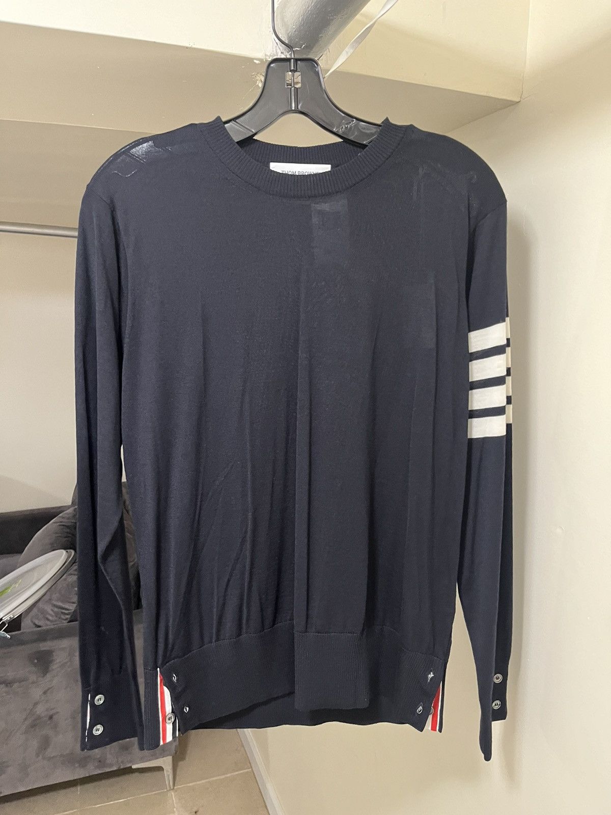 Thom Browne Thom Browne Crewneck Pullover Sz 1 Size US S / EU 44-46 / 1 - 1 Thumbnail