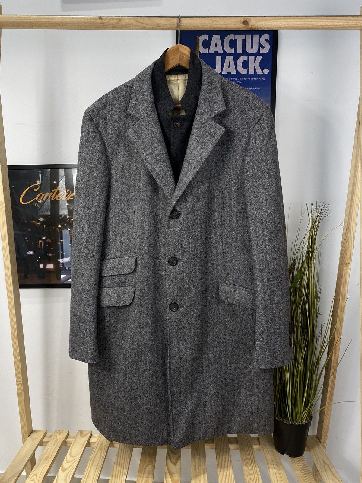 Brunello Cucinelli Grey Coats main image 1