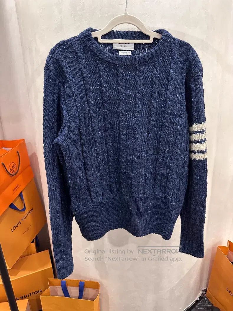 Thom Browne Thom Browne Sweater Blue Size US M / EU 48-50 / 2 - 1 Thumbnail