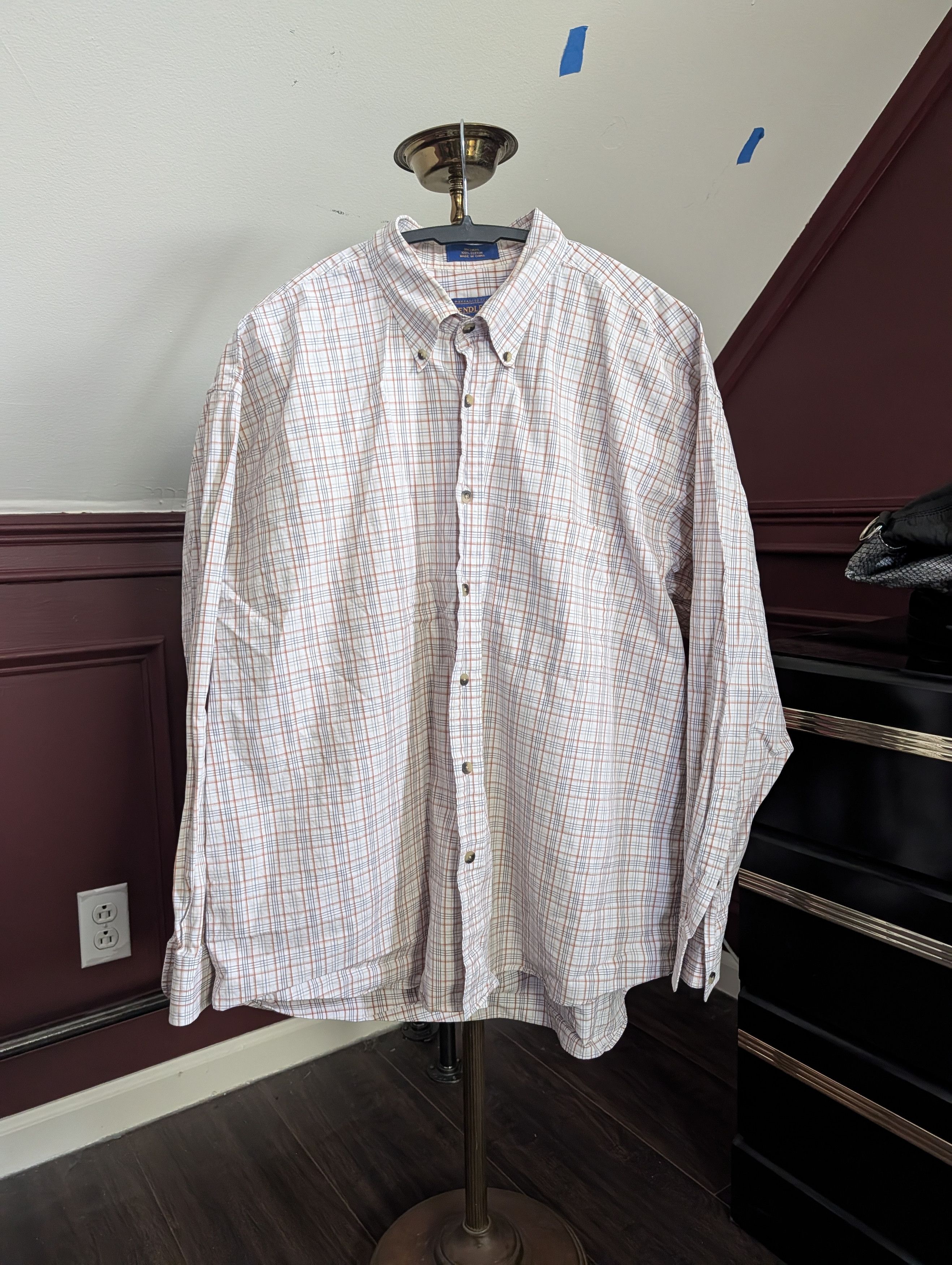 Pendleton Cotton button-down pocket shirt multicolor check XL Size US XL / EU 56 / 4 - 1 Thumbnail