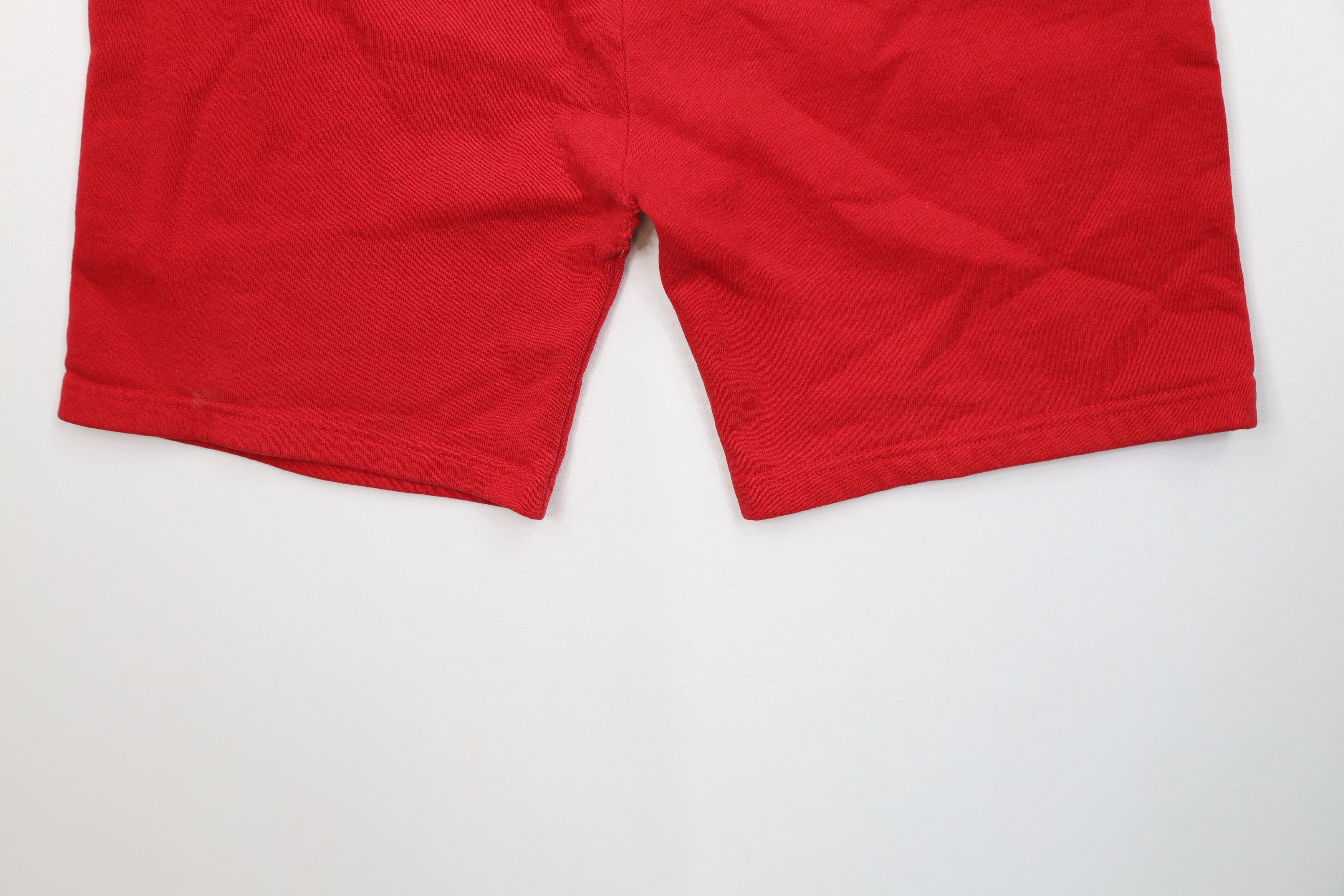 Vintage Vintage 90s Ohio State University Sweatpants Shorts Red USA Size US 34 / EU 50 - 12 Thumbnail