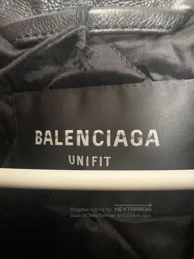 Balenciaga Balenciaga FW22 Leather Jacket Black S. Size US S / EU 44-46 / 1 - 3 Thumbnail