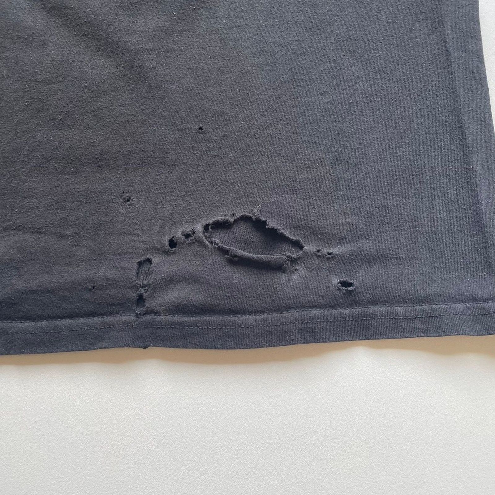 Harley Davidson Vintage Y2K Harley Davidson Skull T Shirt Large Faded Black Size US L / EU 52-54 / 3 - 8 Thumbnail