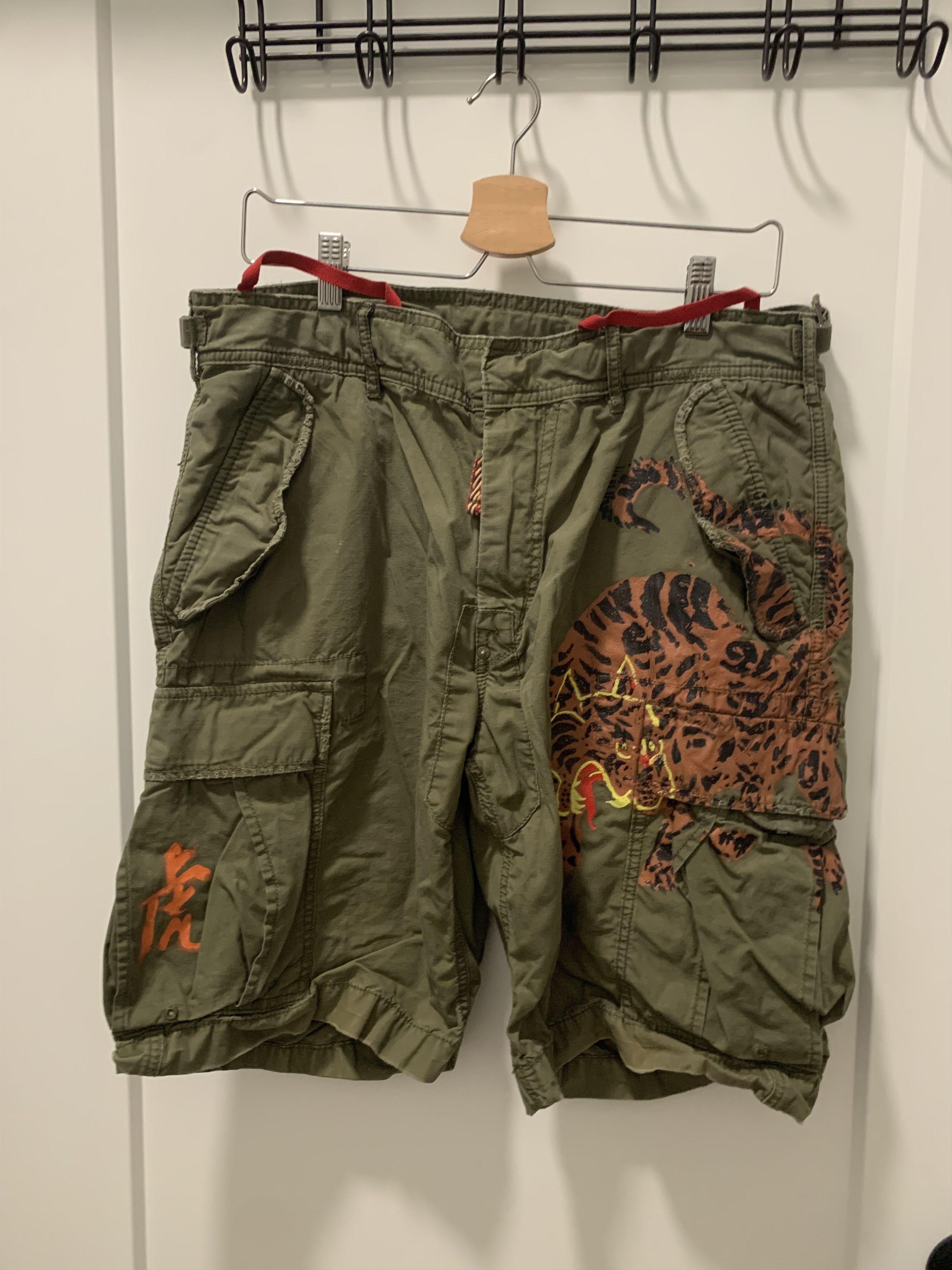 Polo Ralph Lauren × Vintage Rare Vintage PRL Military Shorts Size US 34 / EU 50 - 1 Thumbnail