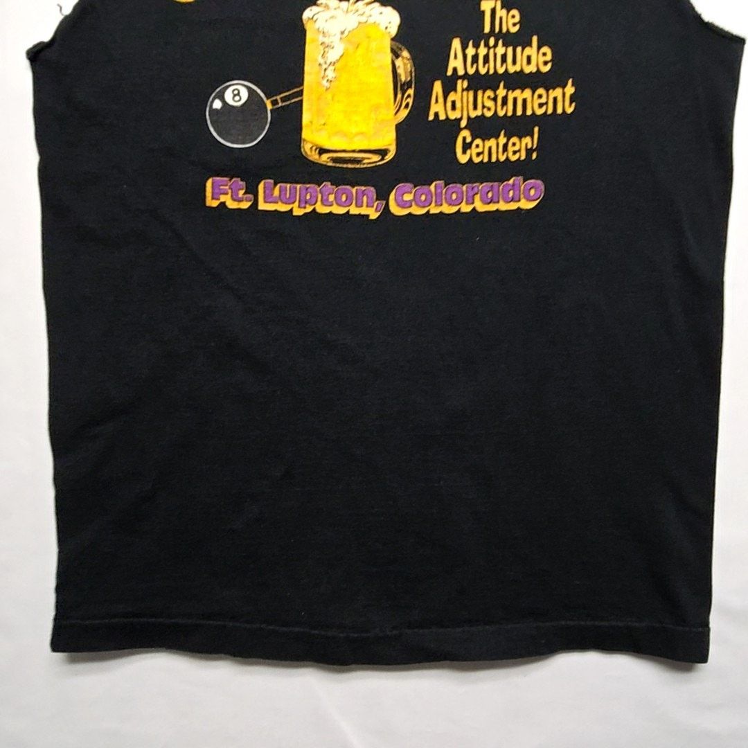 Fruit Of The Loom × Vintage Vintage Station Three Lounge Sleeveless L Black Cut off Tee Size US L / EU 52-54 / 3 - 3 Thumbnail