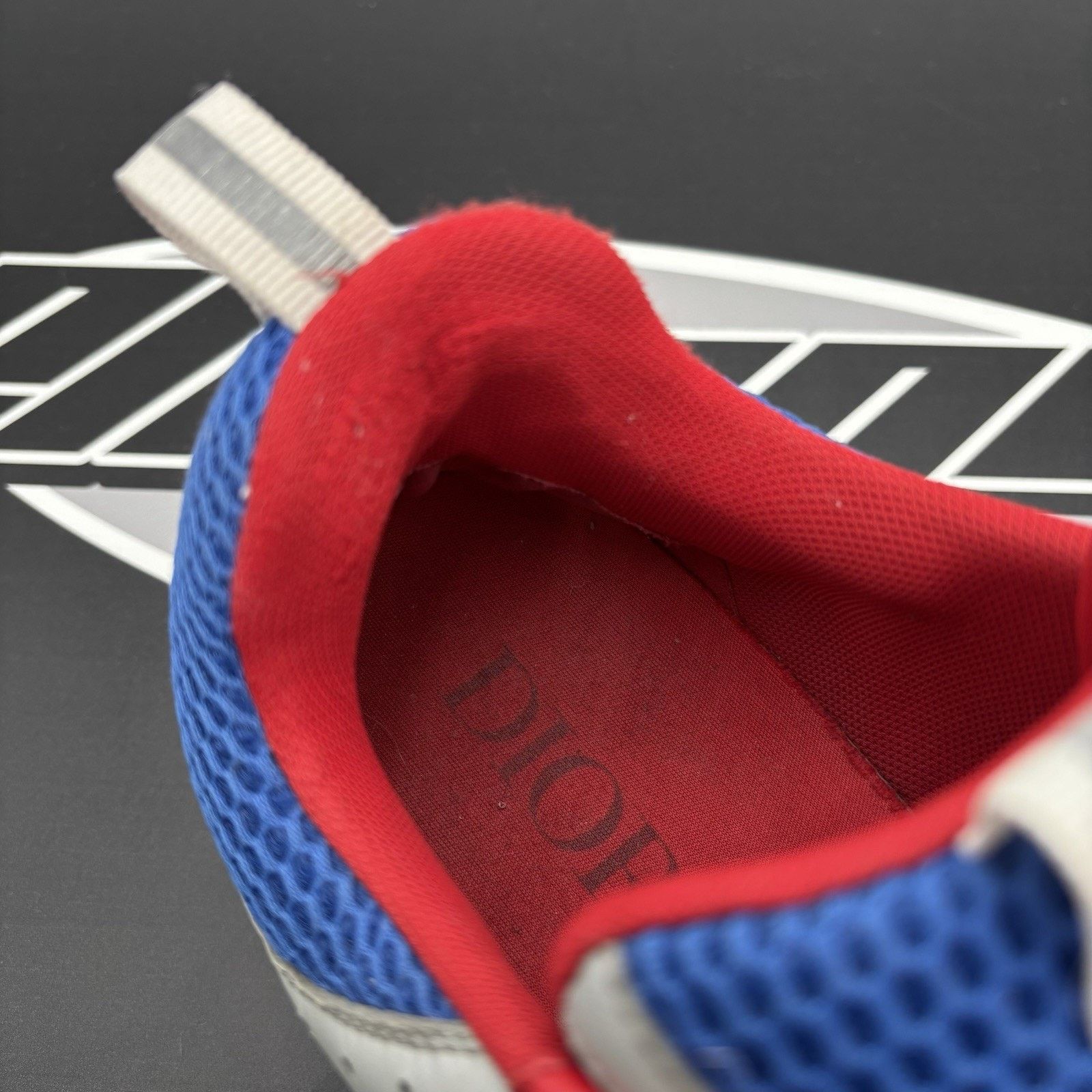 Dior Dior B22 Sneaker ‘ Gray, Red, Blue ‘ | GREAT CONDITION! Size US 11 / EU 44 - 7 Thumbnail