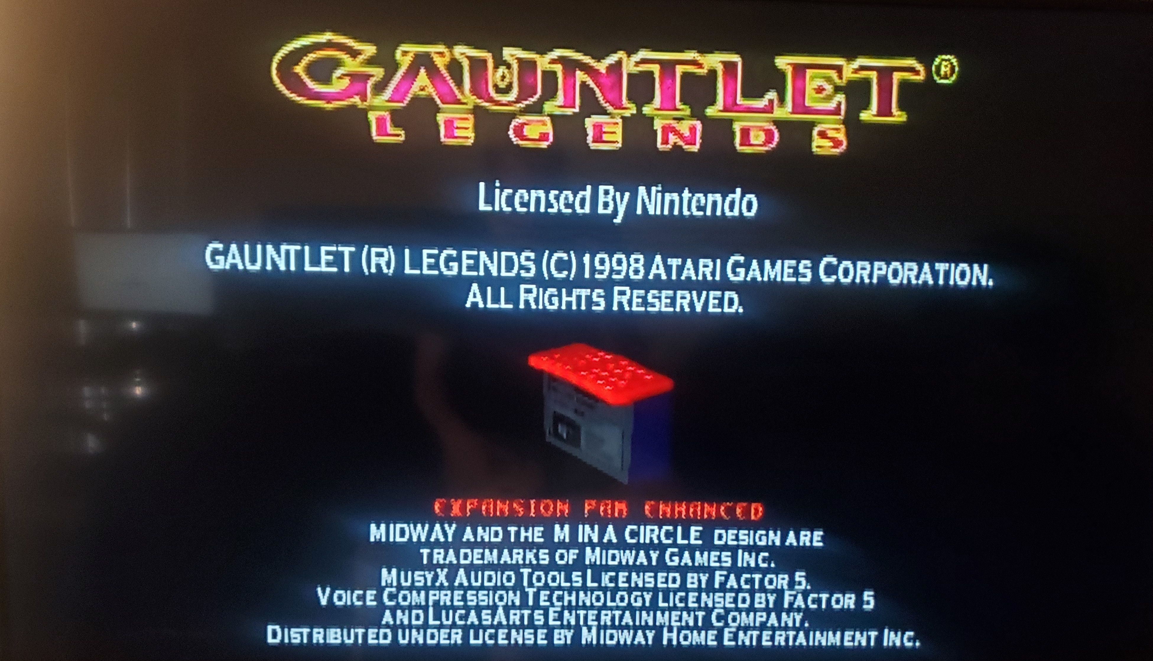 Nintendo Gauntlet Legends N64 Nintendo 64 Video Game Cartridge 1999 Size ONE SIZE - 3 Thumbnail