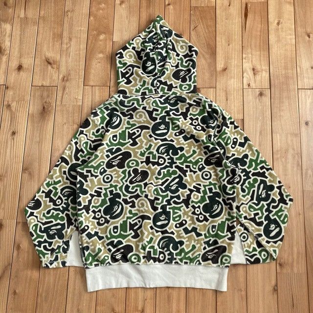 Bape BAPE CAMO Terry Cloth Full Zip Hoodie a bathing ape NIGO Size US M / EU 48-50 / 2 - 3 Thumbnail