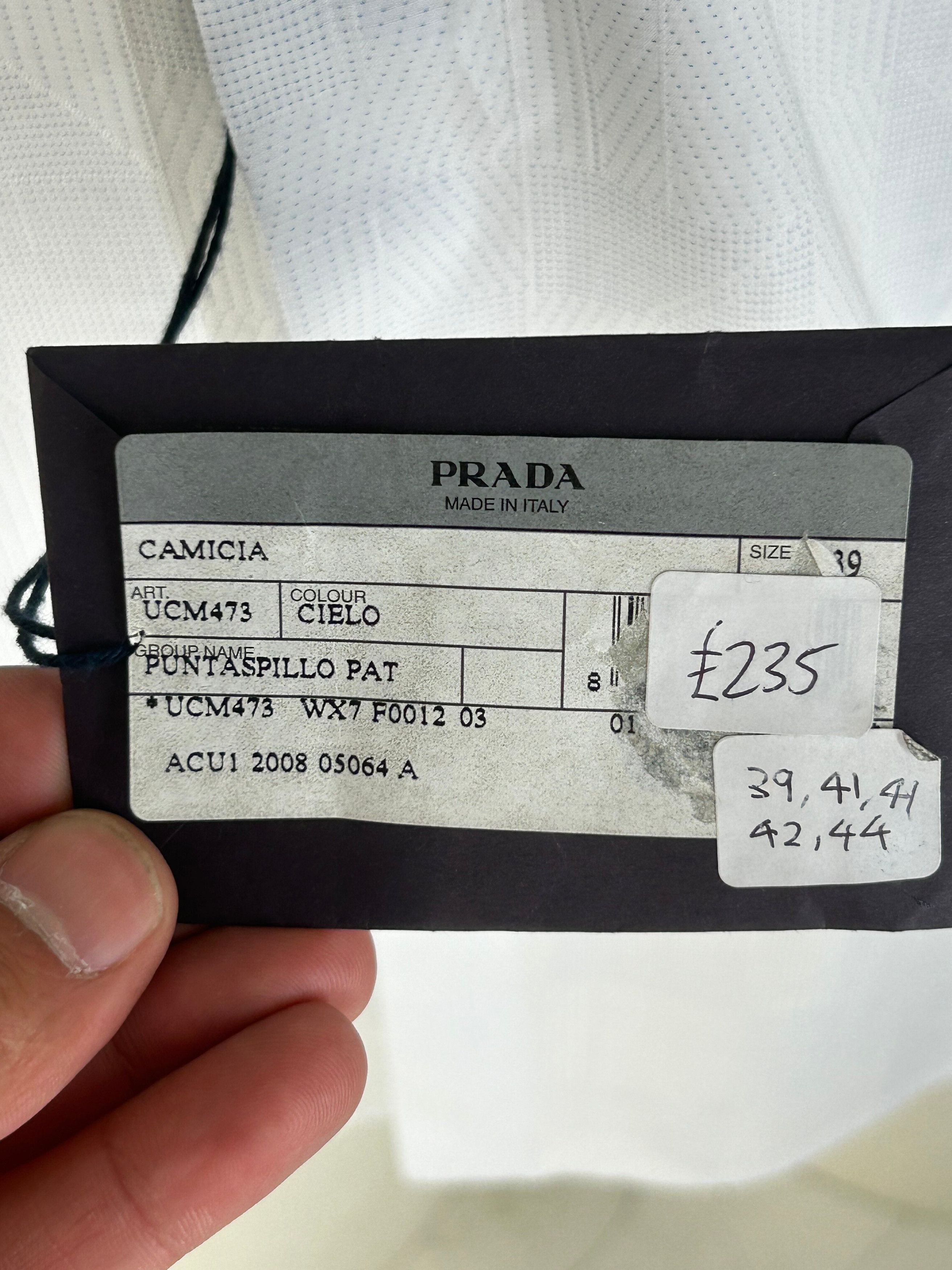 Prada PRADA DOTTED PRINT SHIRT Size US M / EU 48-50 / 2 - 4 Thumbnail