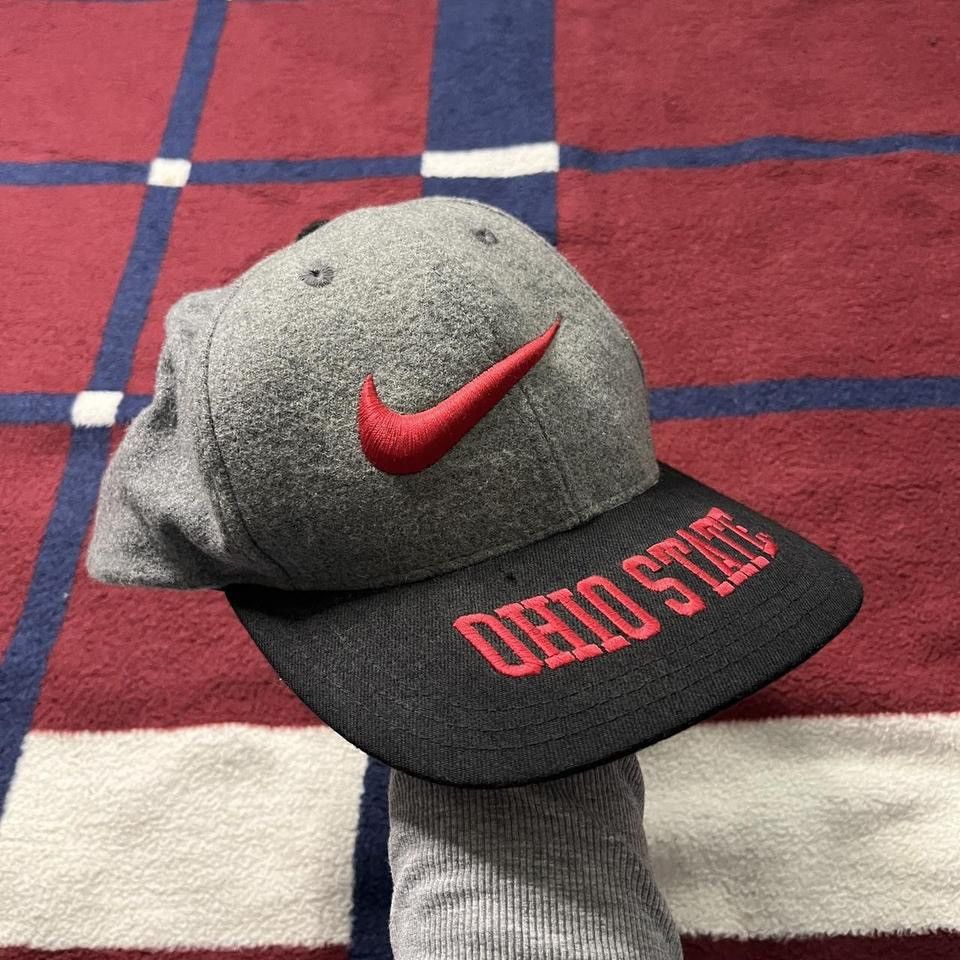Nike × Vintage Vintage Rare Ohio State Buckeyes Nike Team Sports Hat grey Size ONE SIZE - 1 Thumbnail