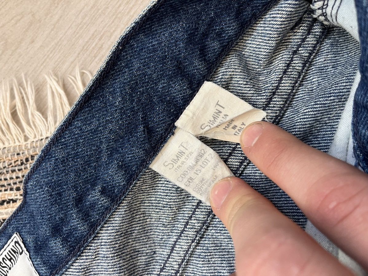 Moschino × Vintage Vintage Moschino Denim Jeans Workwear Pants Made in Italy Size US 36 / EU 52 - 20 Thumbnail
