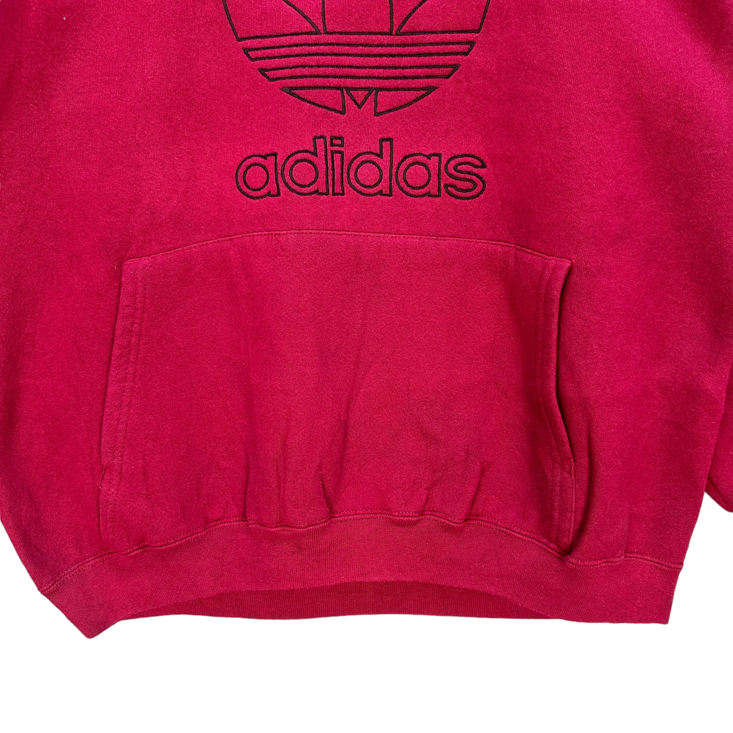 Adidas Vintage Adidas Trefoil Embroidery Big Logo Hoodies #1298-54 Size US L / EU 52-54 / 3 - 4 Thumbnail