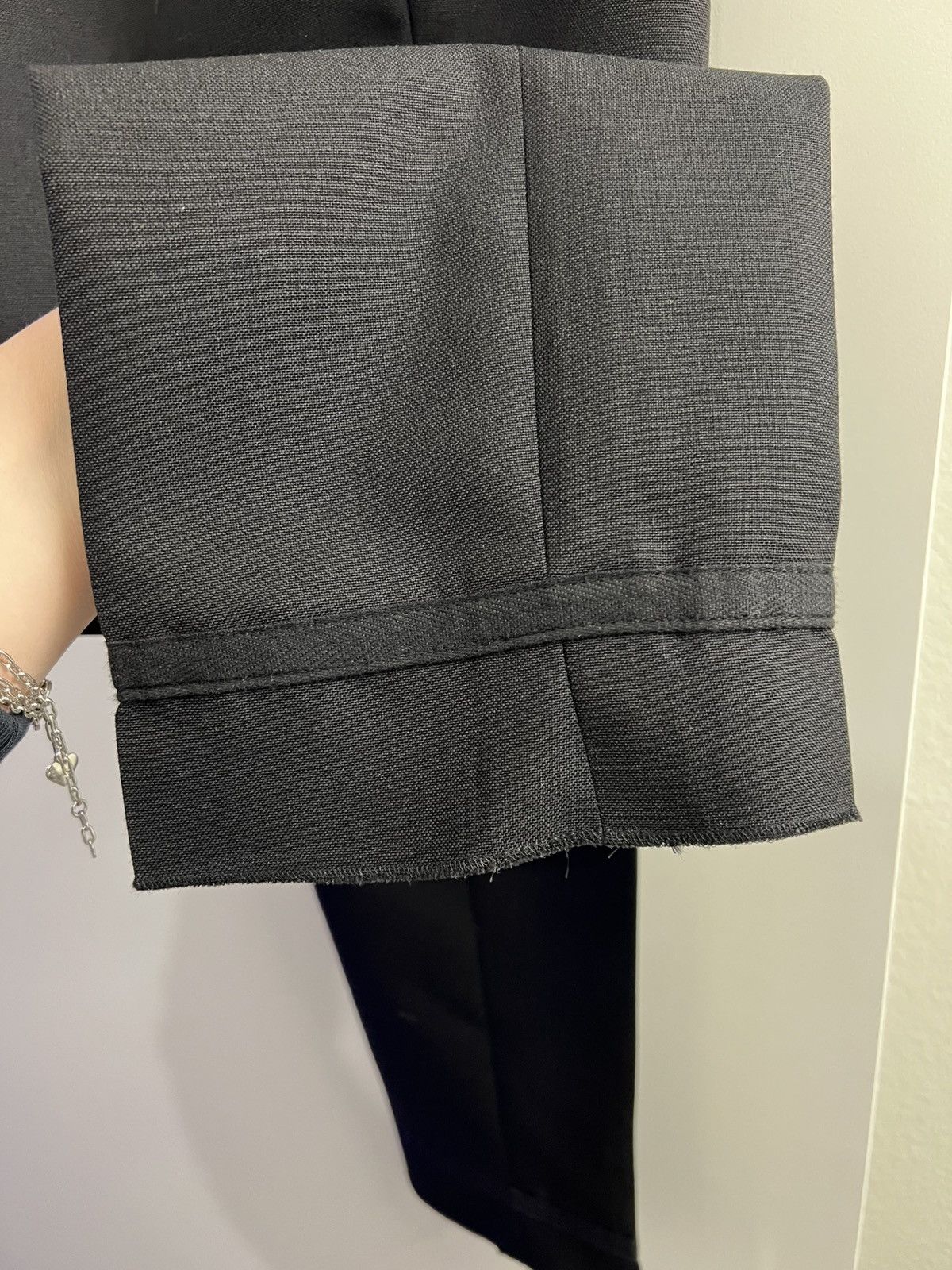 Maison Margiela Maison Margiela Cropped Mohair Pants Size US 32 / EU 48 - 3 Thumbnail