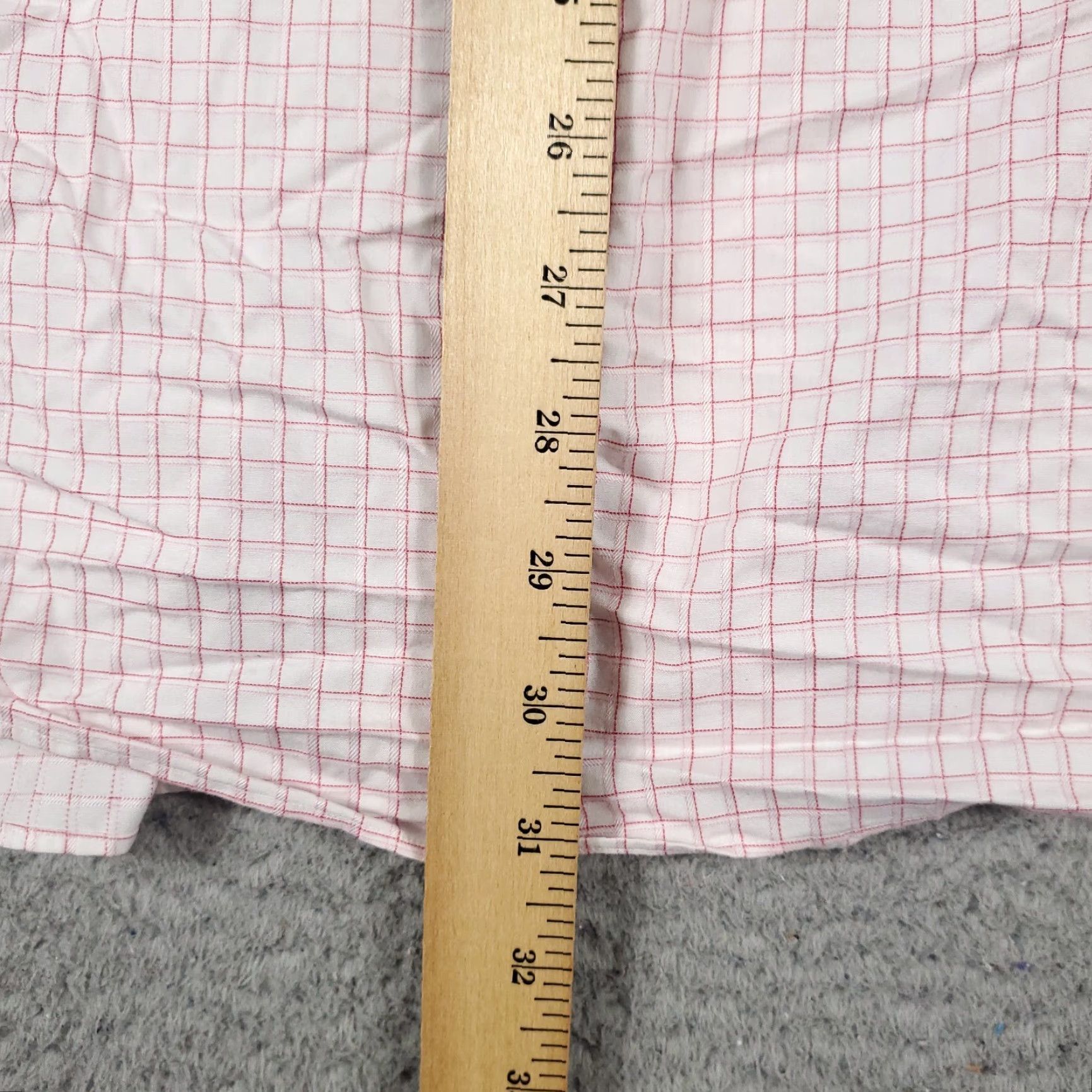 Tommy Bahama Tommy Bahama Shirt Mens 17.5 Pink Check Long Sleeve Button Up Cotton Size 46R - 5 Thumbnail