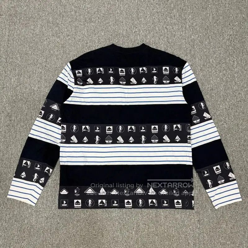 Prada Prada Color Block Cotton Long-Sleeve Sweatshirt. Size US L / EU 52-54 / 3 - 2 Thumbnail