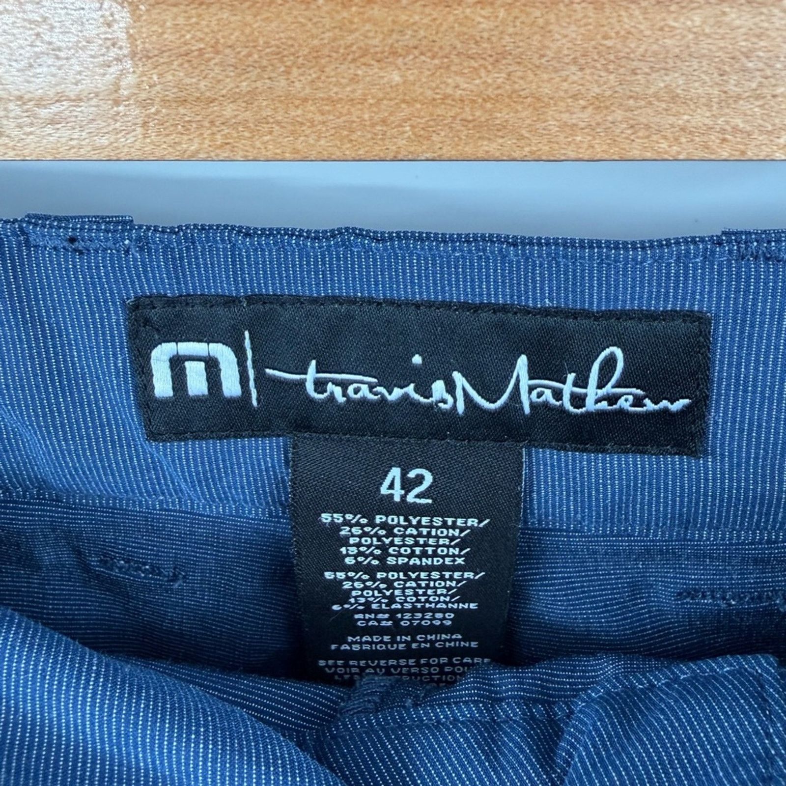 TravisMathew Travis Mathew tech chino pocket short heather blue 42 Size US 42 / EU 58 - 2 Thumbnail