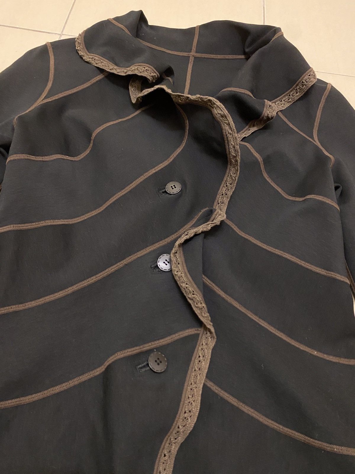 Japanese Brand Yukiko Hanai Ruffle Top Size S / US 4 / IT 40 - 5 Thumbnail