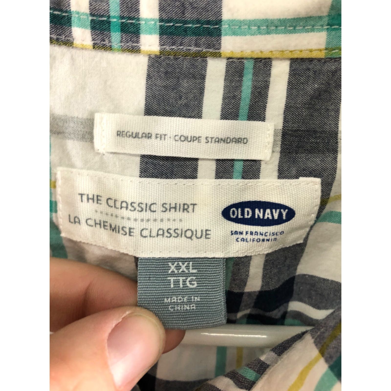 Old Navy Old Navy Classic Shirt Mens XXL White Long Sleeve Button-Down Collar Shirt Size US XXL / EU 58 / 5 - 4 Thumbnail