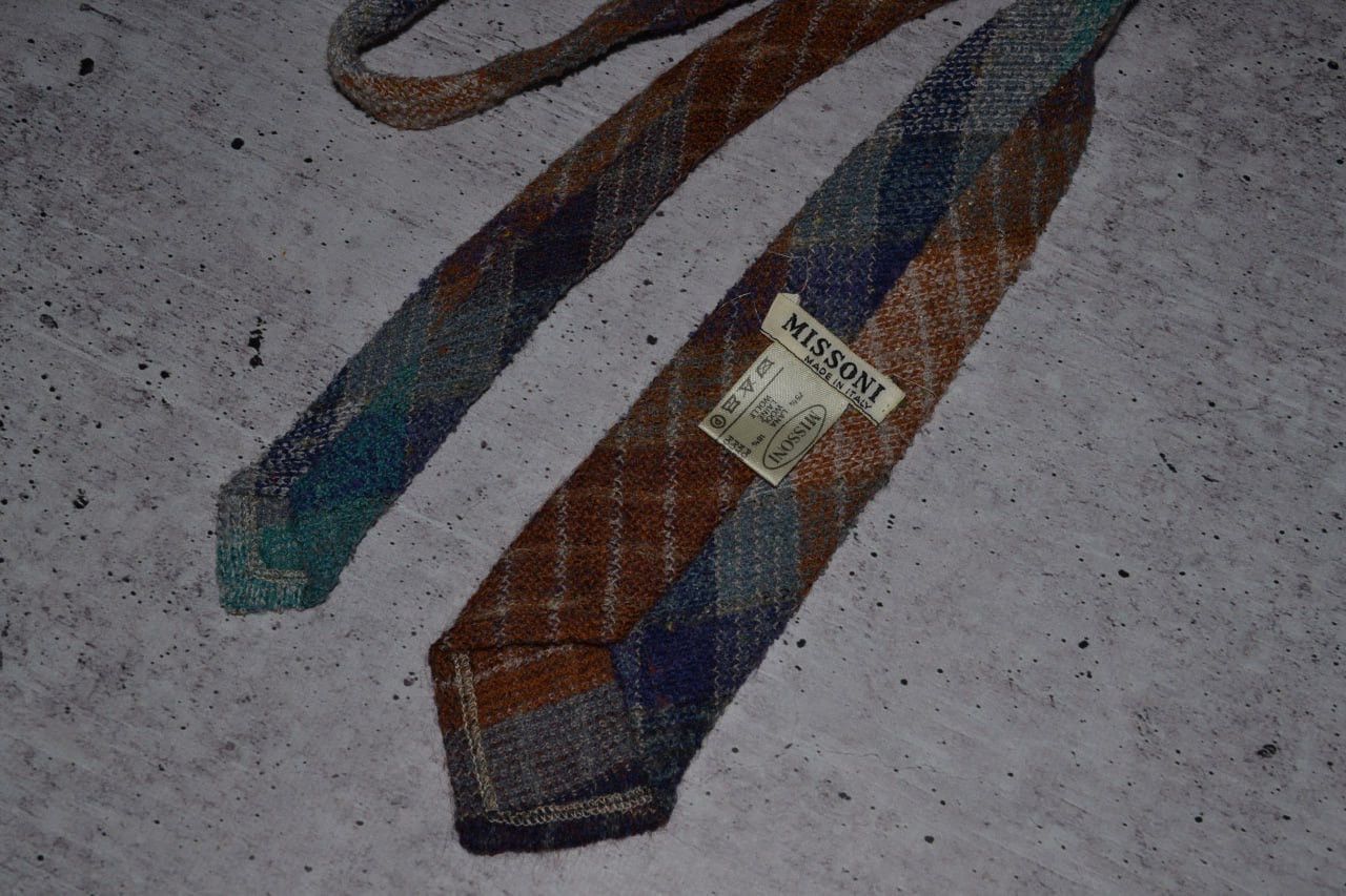 Missoni × Vintage Vintage Missoni Tie Wool Size ONE SIZE - 5 Thumbnail