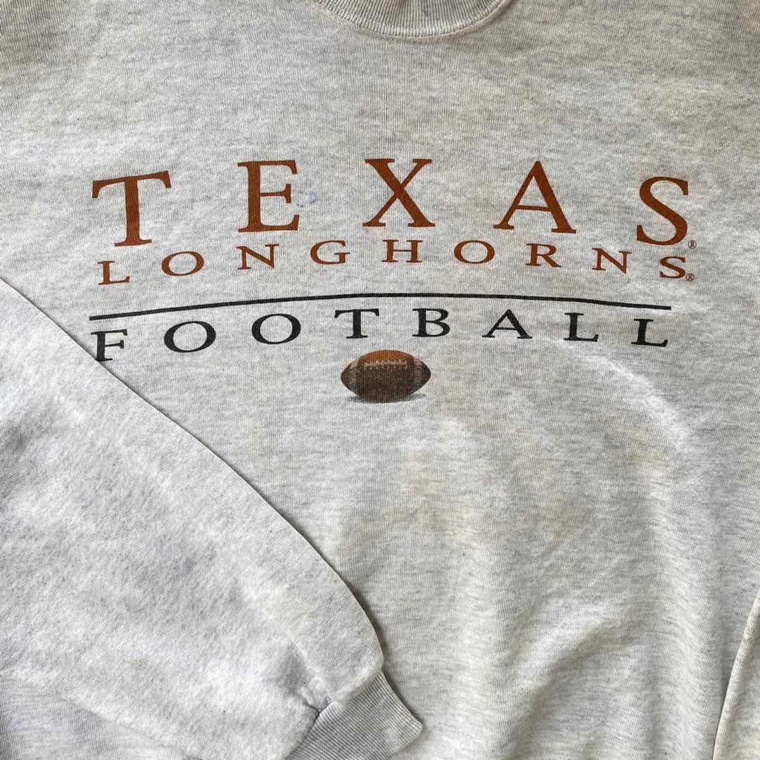 Vintage Vintage 90s Texas Longhons Football Sweatshirt Size US L / EU 52-54 / 3 - 6 Thumbnail
