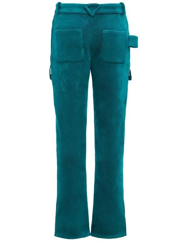 🔥$2.2K VALUE🔥Ribbed Velvet Straight Leg Pants