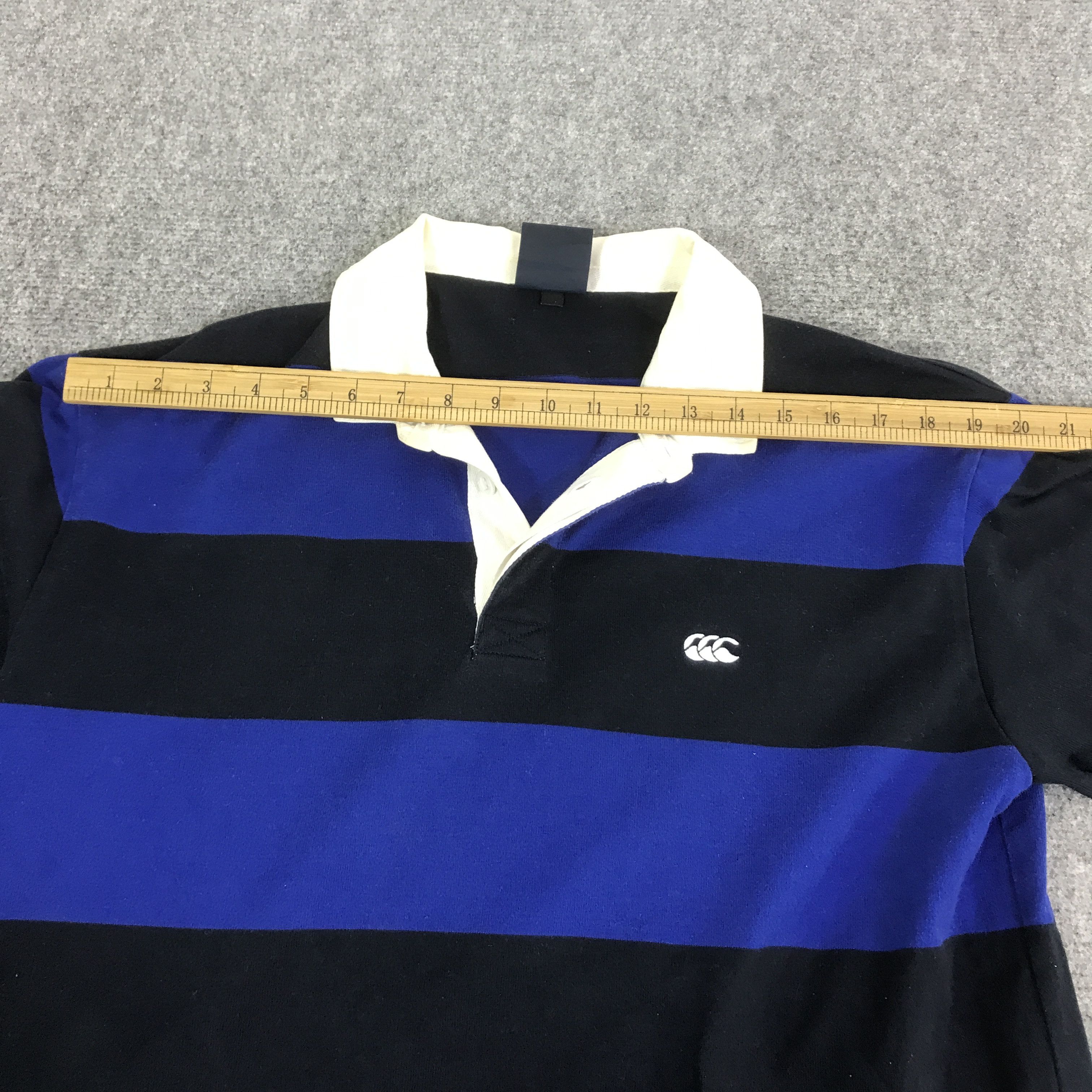 Canterbury of New Zealand CANTERBURY STRIPED LONG SLEEVE POLO SHIRT K93B41 Size US L / EU 52-54 / 3 - 5 Thumbnail