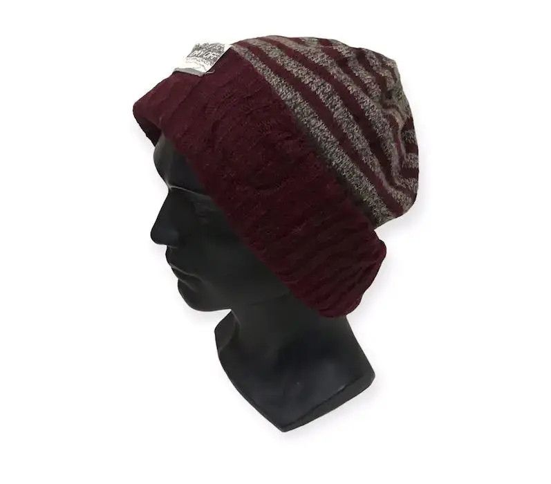 Japanese Brand × Vintage Day Off Stripe Design Beanie Hat Size ONE SIZE - 1 Thumbnail