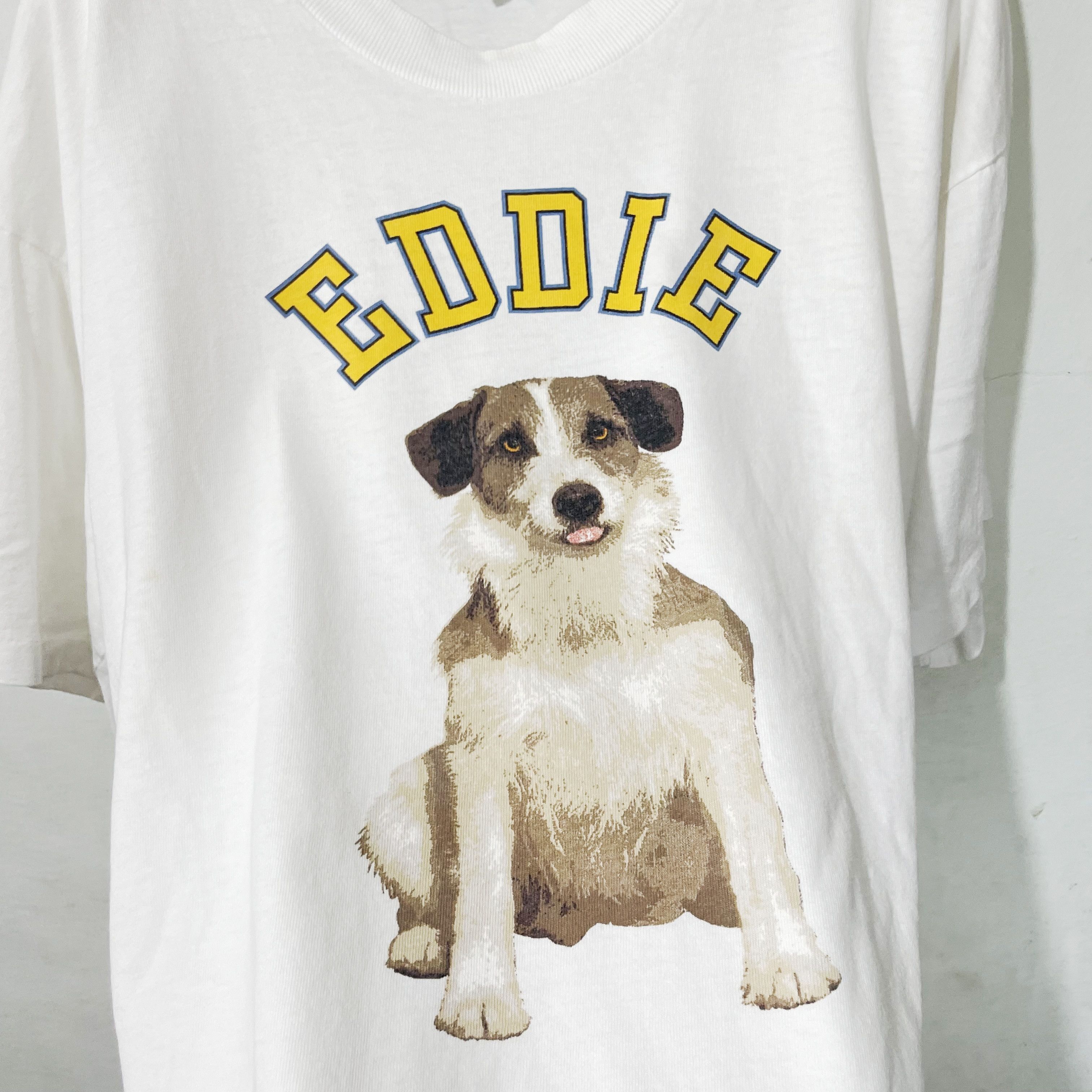 Vintage Vintage 90s Frasier Eddie Dog Stanley Desantis T-Shirt Size US L / EU 52-54 / 3 - 2 Thumbnail