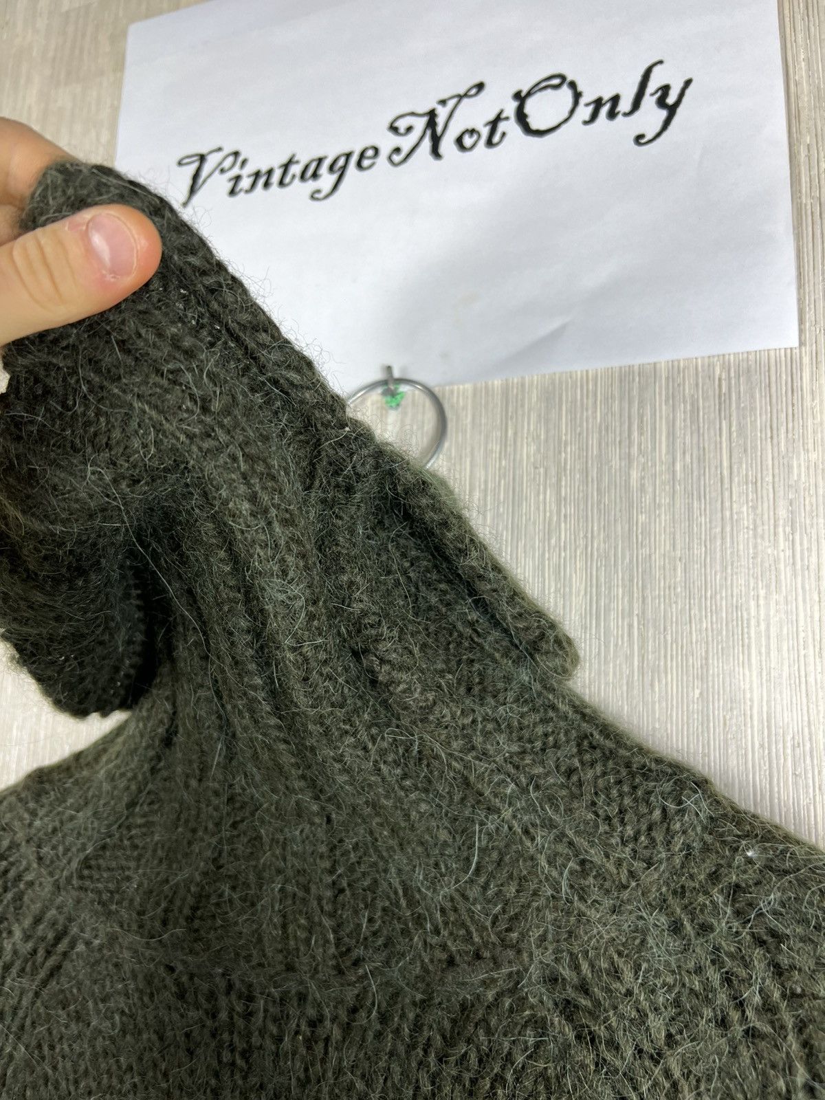 Diesel Vintage Diesel heavy wool alpaca turtleneck sweater gothic Size US M / EU 48-50 / 2 - 17 Thumbnail