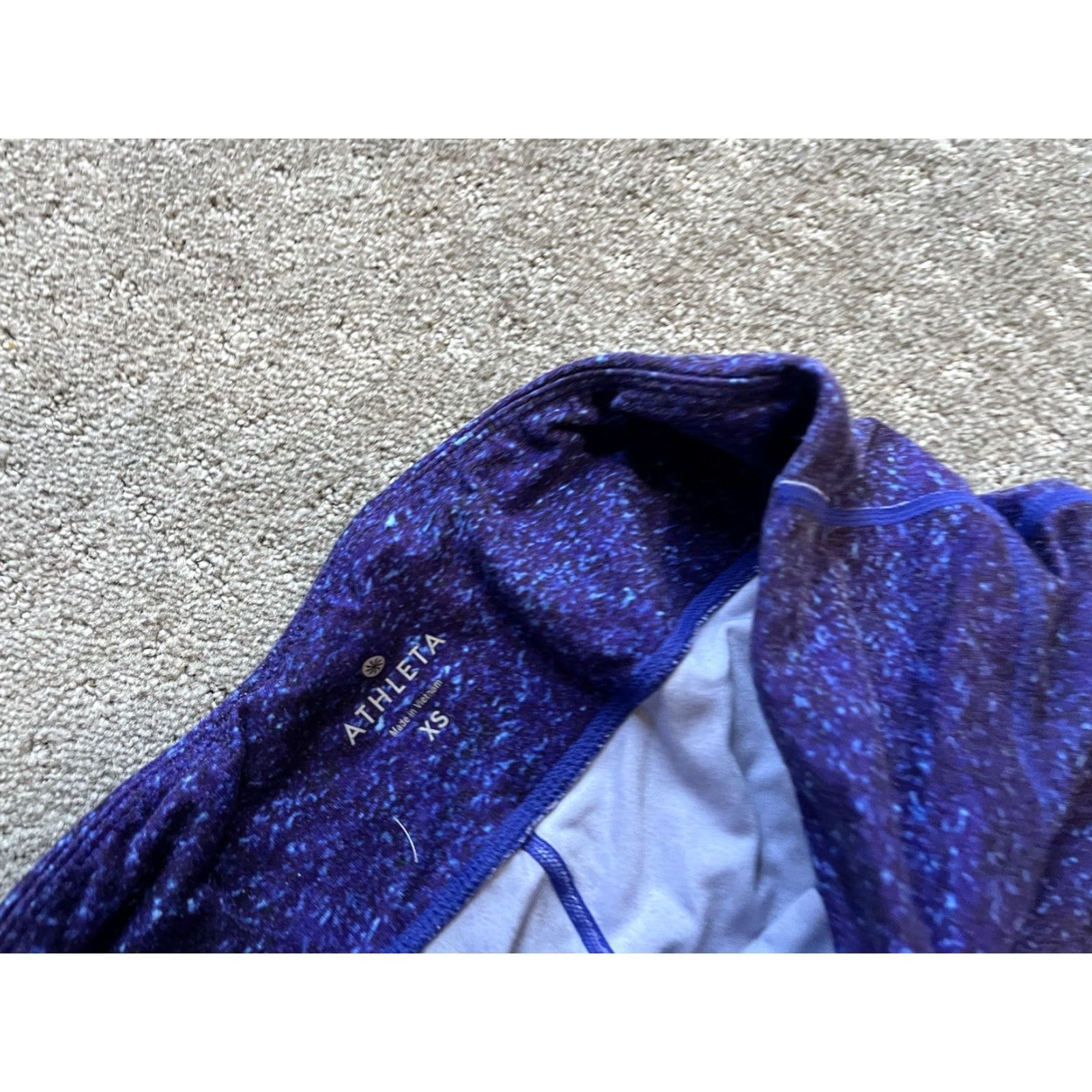 Athleta Athleta Leggings Ombre Galaxy Print Superluxe Tight Full Length XS Multicolor Size 26" / US 2 / IT 38 - 5 Thumbnail