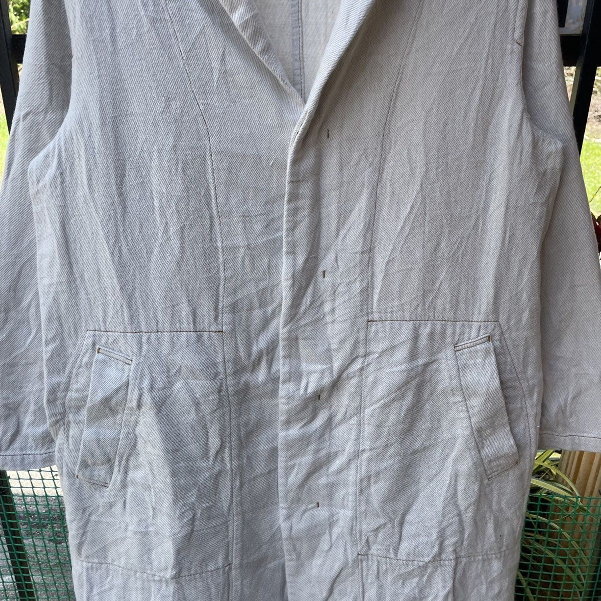 Issey Miyake 🔥🇯🇵Plantation By Issey Miyake Half Button Long Coat Jacket Size US M / EU 48-50 / 2 - 6 Thumbnail