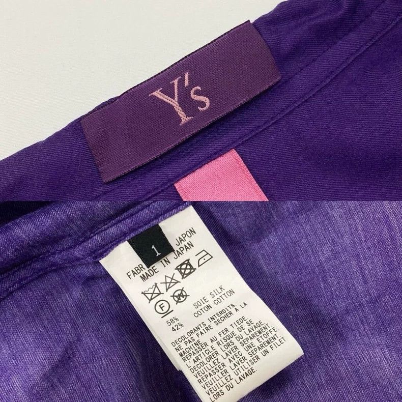 Y's Y's Wing print purple coat Size US S / EU 44-46 / 1 - 9 Thumbnail