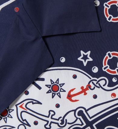 Gucci o1loc1c1225 787257 Double G Bandana Print Cotton Shirt Size US S / EU 44-46 / 1 - 5 Thumbnail
