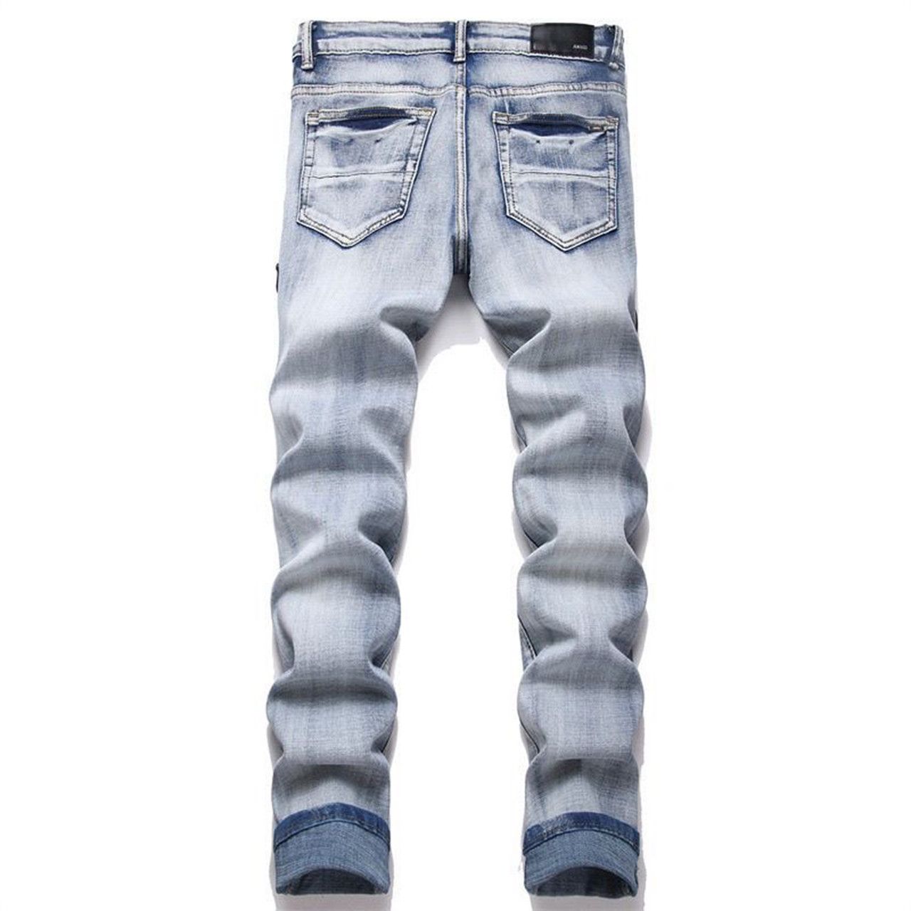 Other micro trumpet starry jeans light luxury jeans Size US 34 / EU 50 - 2 Thumbnail