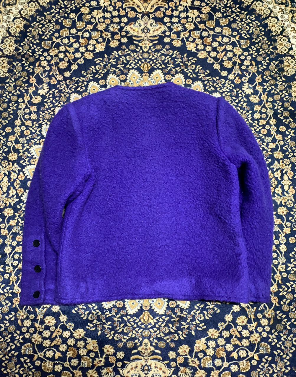 Lanvin Lanvin Paris Wool Coat Purple Size S / US 4 / IT 40 - 5 Thumbnail