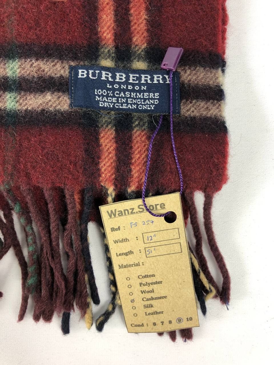 Burberry Burberry Scarf / Muffler / Neckwear FS257 Size ONE SIZE - 7 Thumbnail