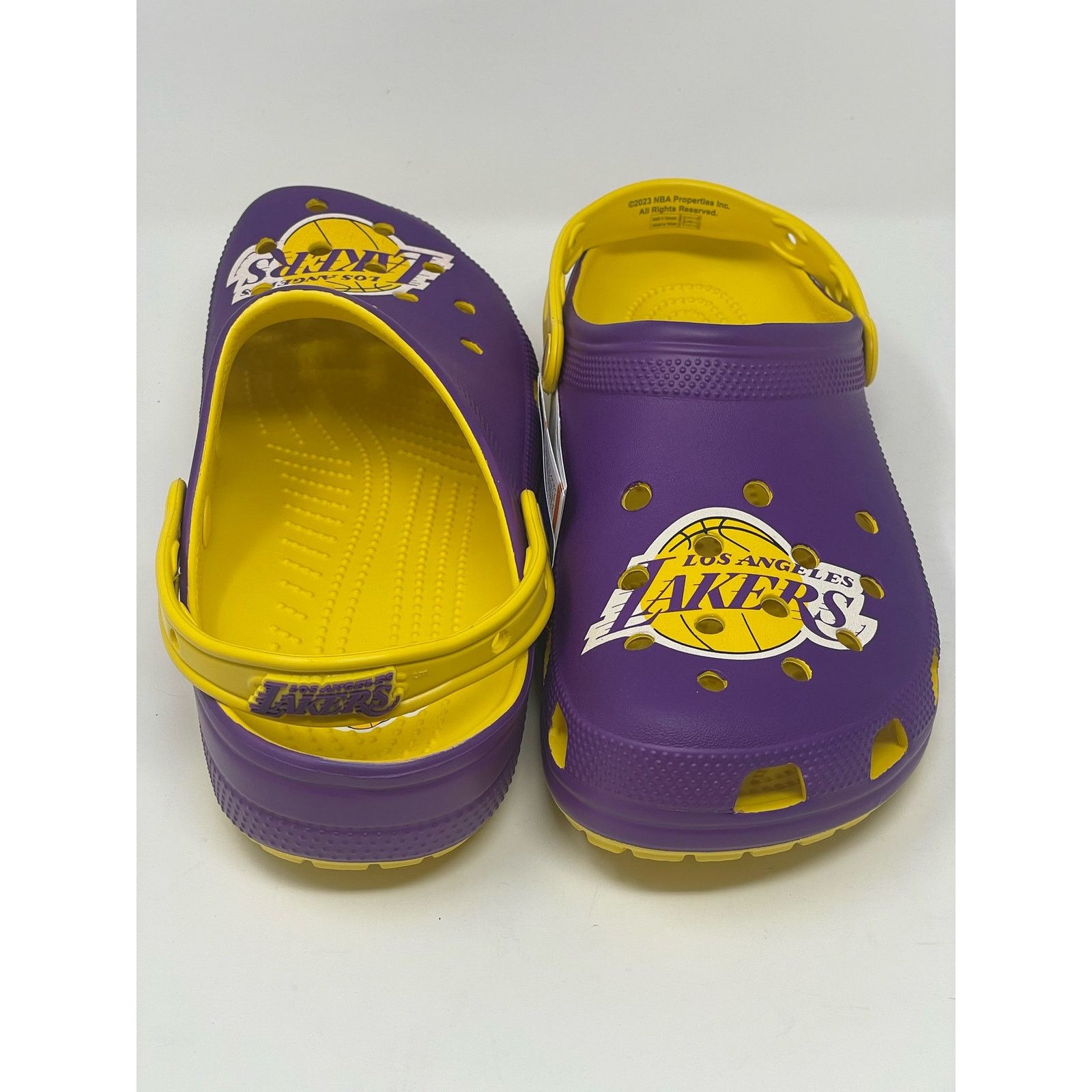 Crocs CROCS NBA Los Angeles Lakers Classic Clogs NEW Men’s Size 10 Size US 10 / EU 43 - 1 Thumbnail