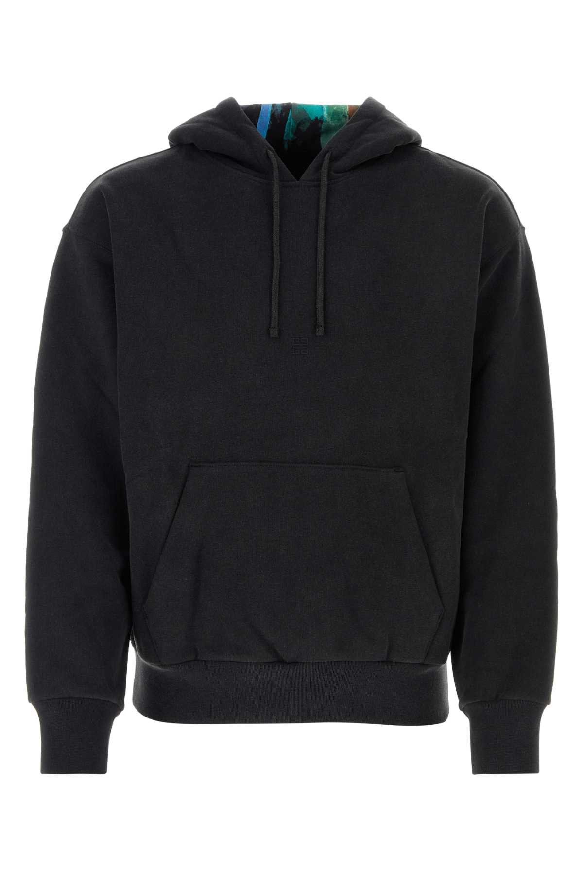 image of Givenchy Slate Cotton Sweatshirt in Black, Men's (Size XL)