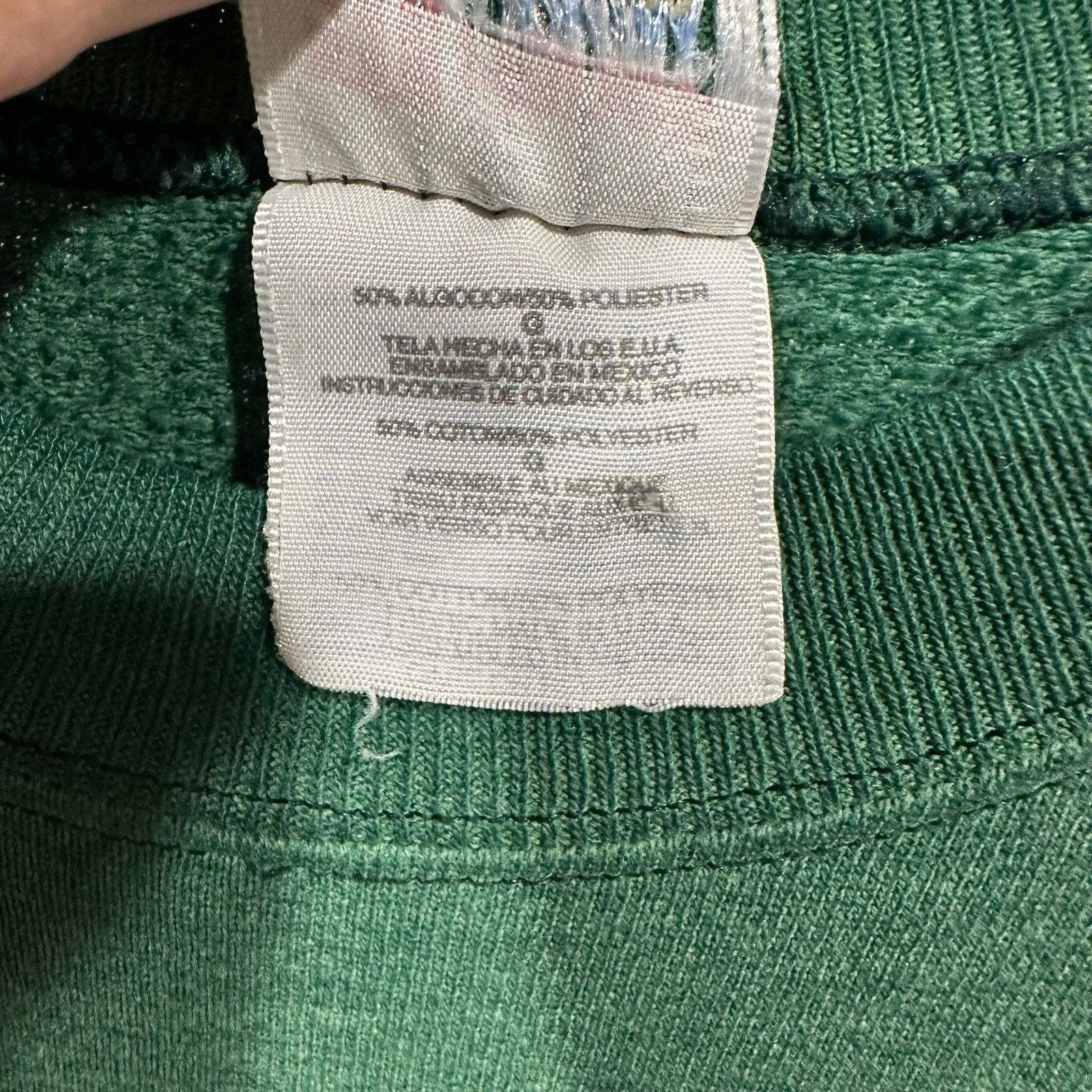 Hanes Vintage 90s Budweiser Sweatshirt - Embroidered Rainbow Print Size US L / EU 52-54 / 3 - 4 Thumbnail