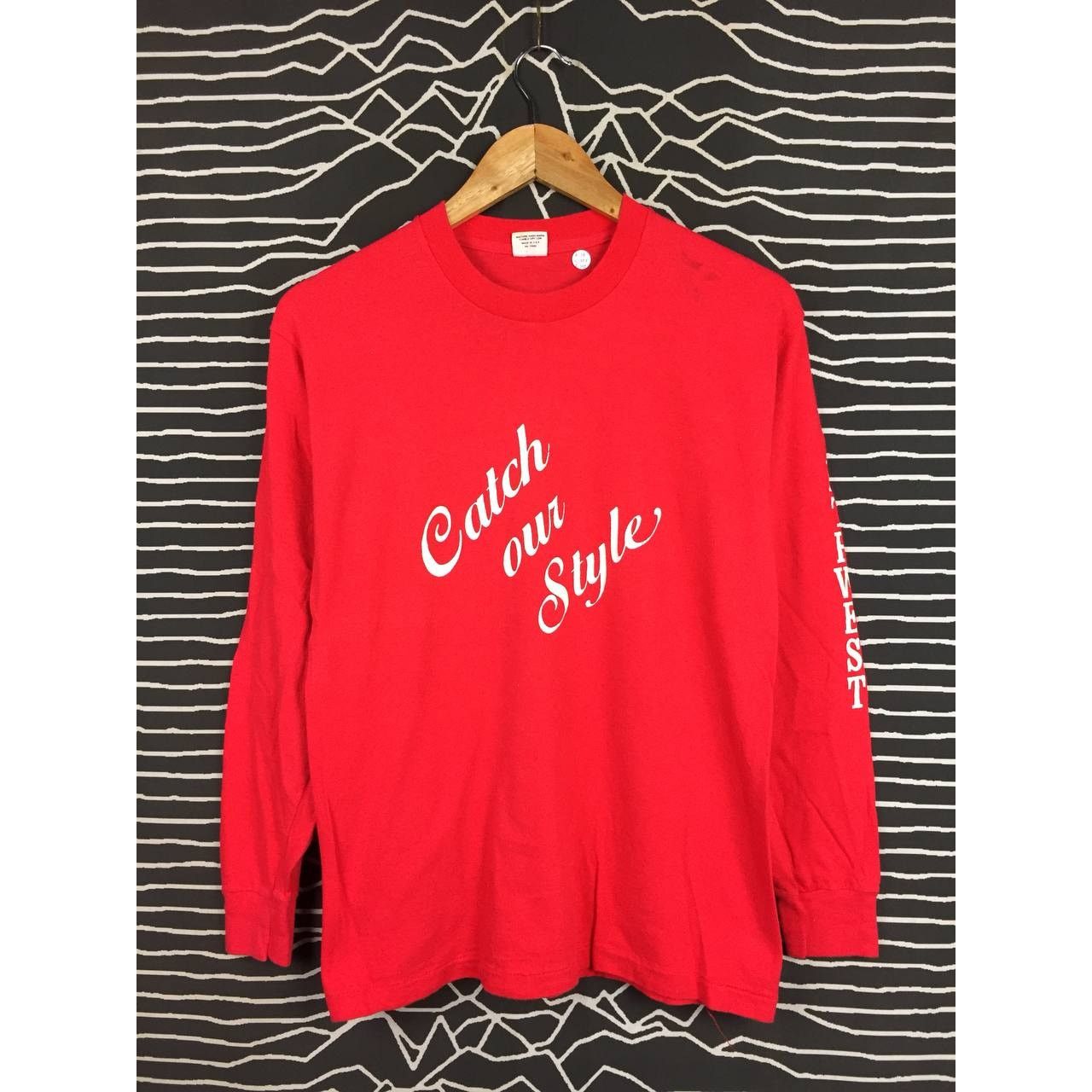 Vintage Vtg 80s Northwest Catch Our Style Retro Longsleeve Tee Size US M / EU 48-50 / 2 - 1 Thumbnail