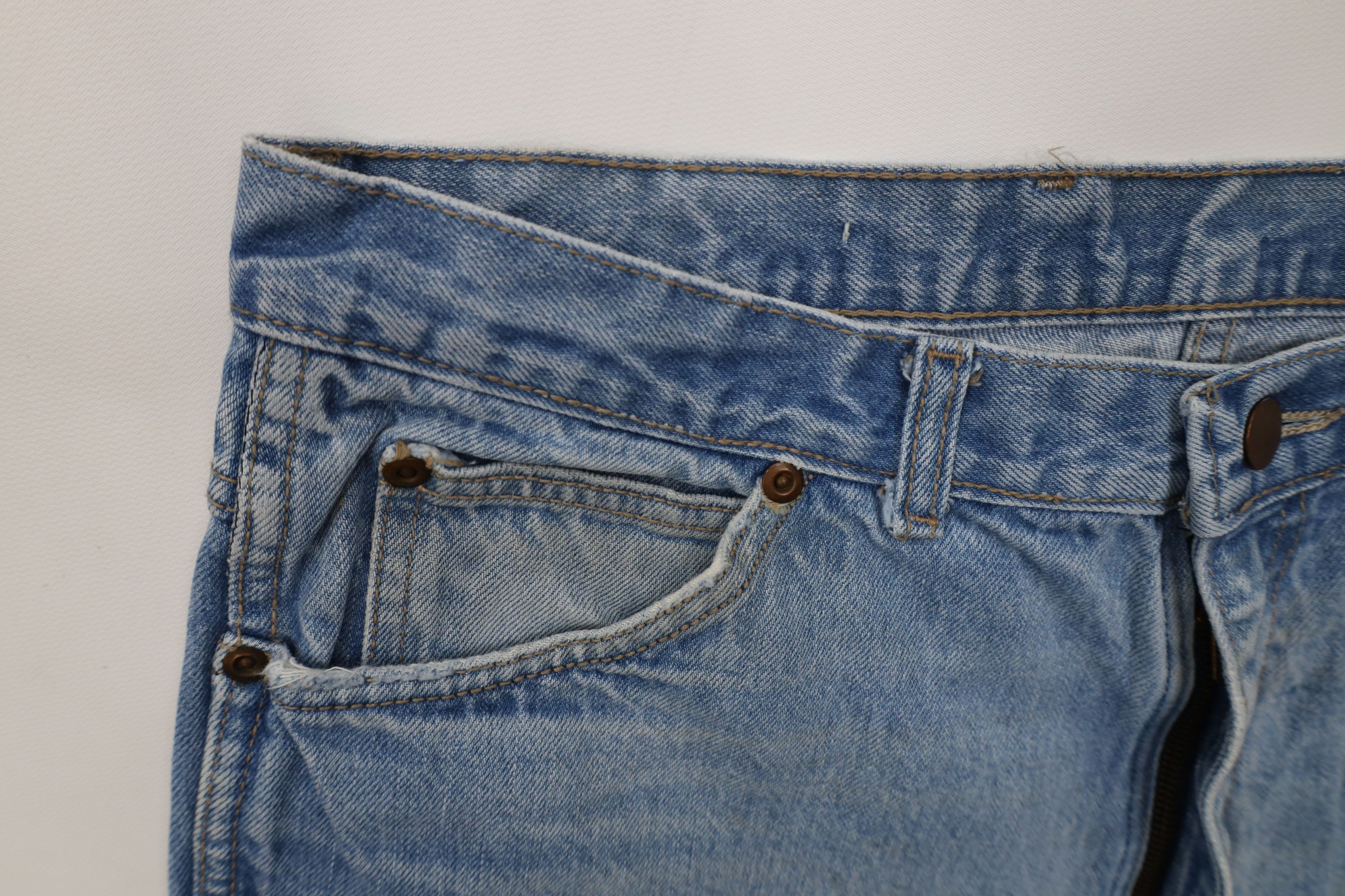 Vintage Vintage 70s Streetwear Straight Leg Denim Jeans Blue USA Size US 34 / EU 50 - 10 Thumbnail