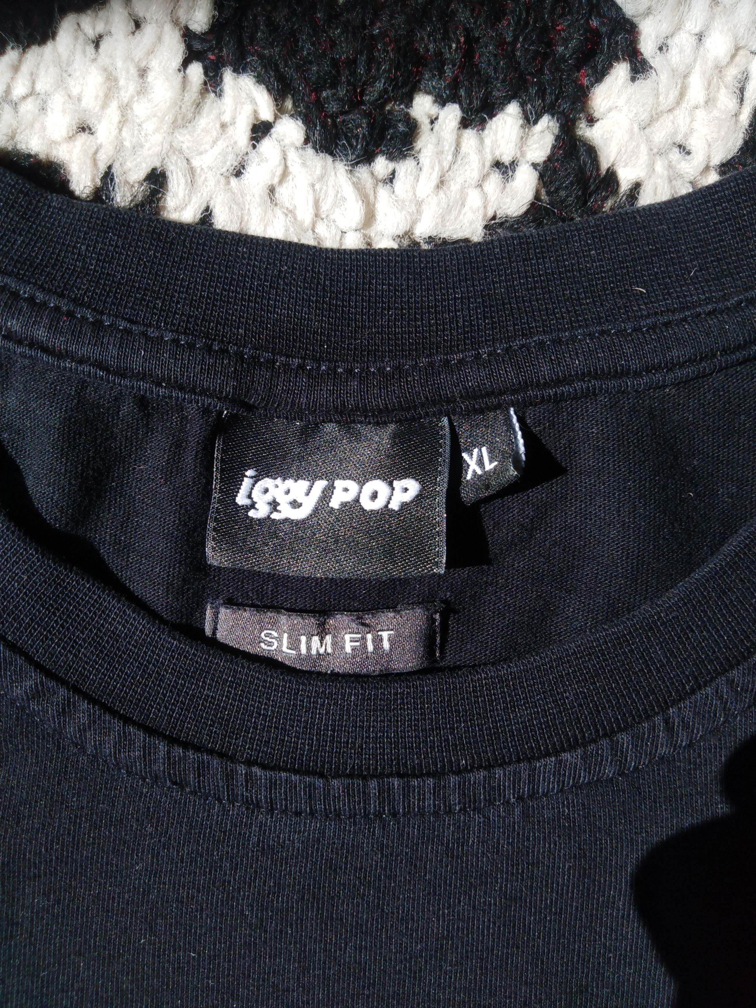 Band Tees × Iggy × Vintage 80s Iggy Pop Vintage Black Tee Size US XL / EU 56 / 4 - 4 Thumbnail