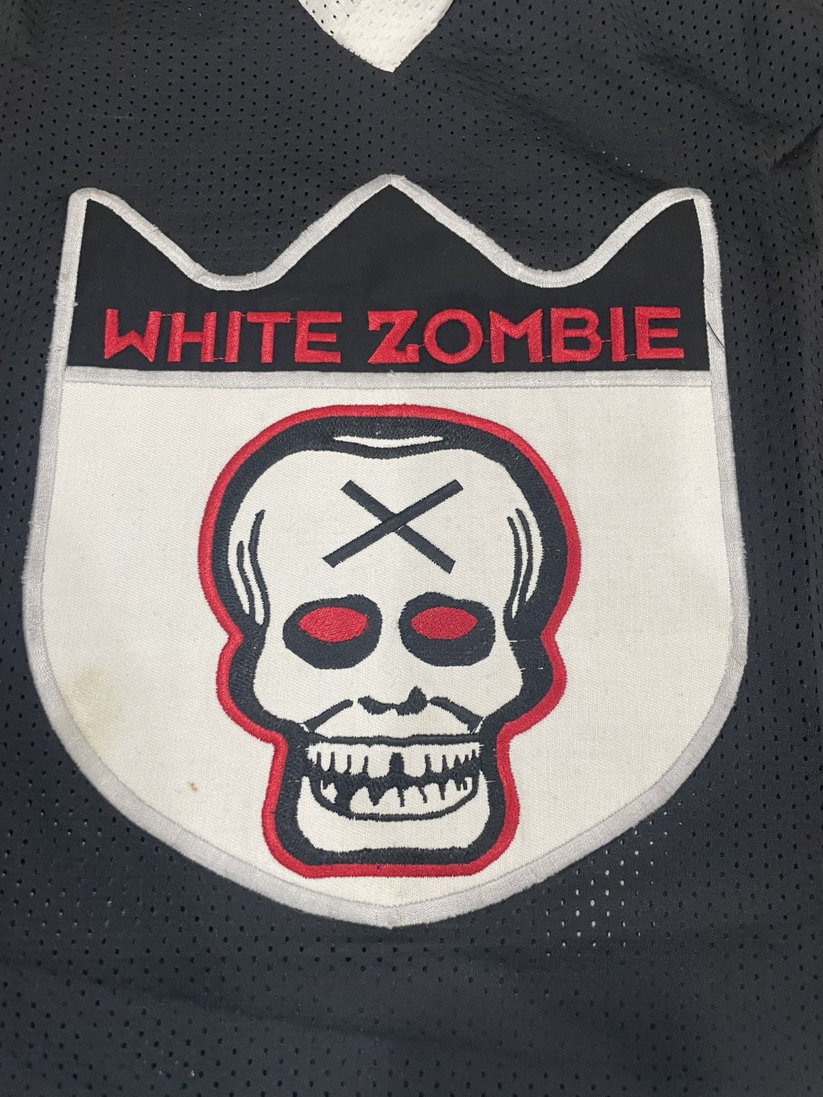 Band Tees Vintage 90’s White Zombie band Hockey Jersey Polygram Skull Size US XL / EU 56 / 4 - 5 Thumbnail
