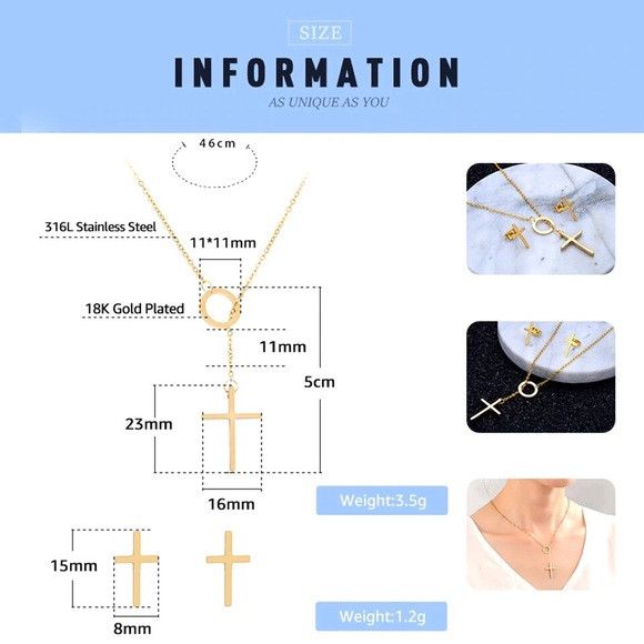 Other Stainless Steel Jewelry Set For Women Size ONE SIZE - 5 Thumbnail