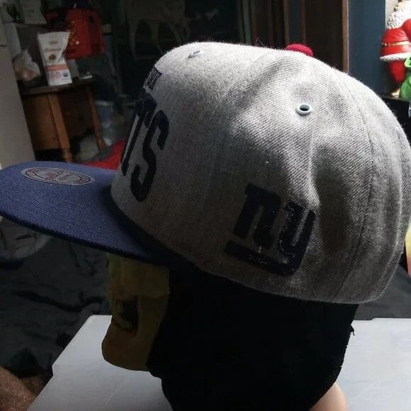 Mitchell & Ness × NFL Mitchell & Ness New York Giants Snap Back Hat Cap Size ONE SIZE - 2 Thumbnail