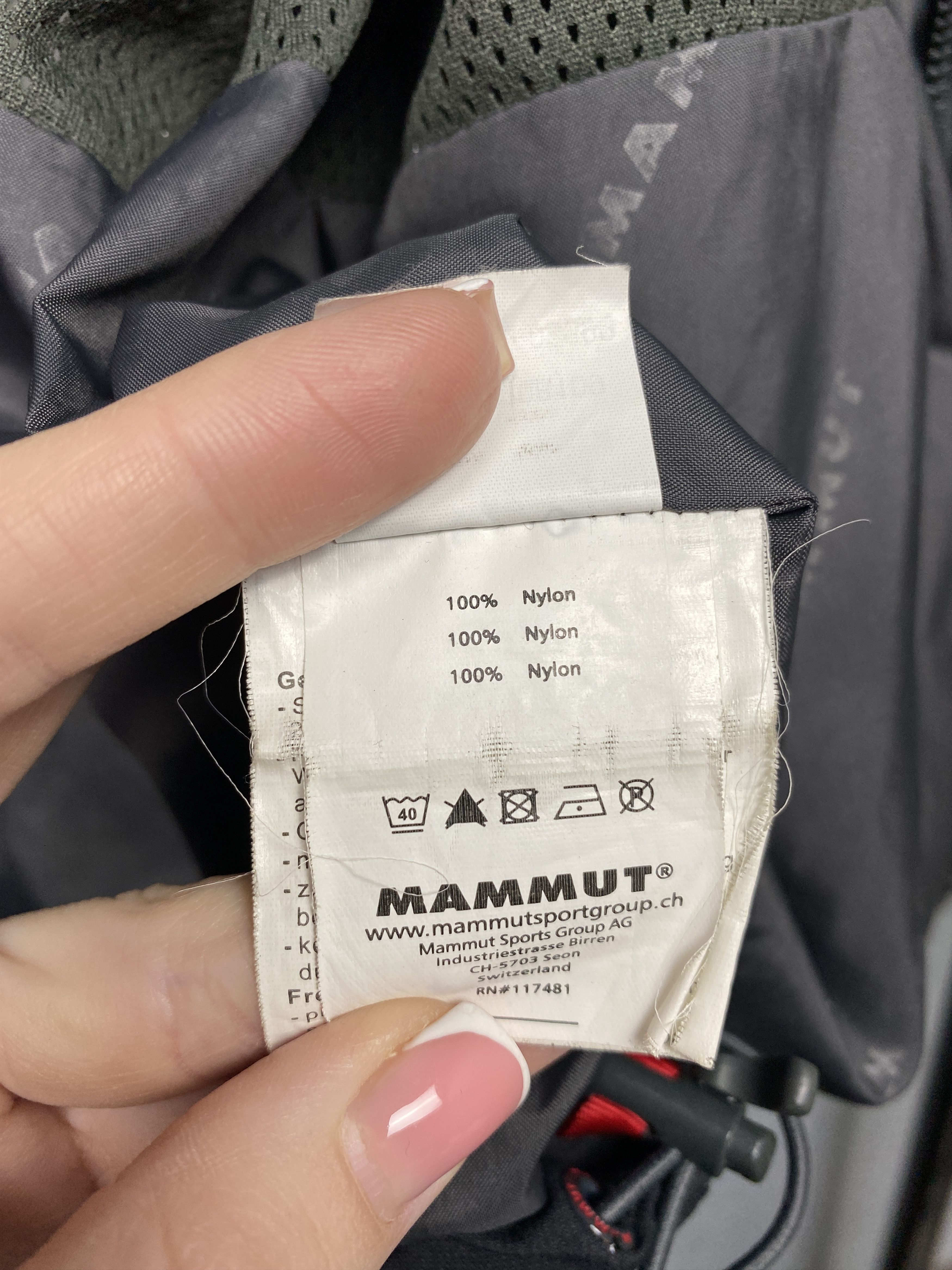 Mammut Mammut DryTech Vintage Mens Nylon Jacket Size US XL / EU 56 / 4 - 6 Thumbnail