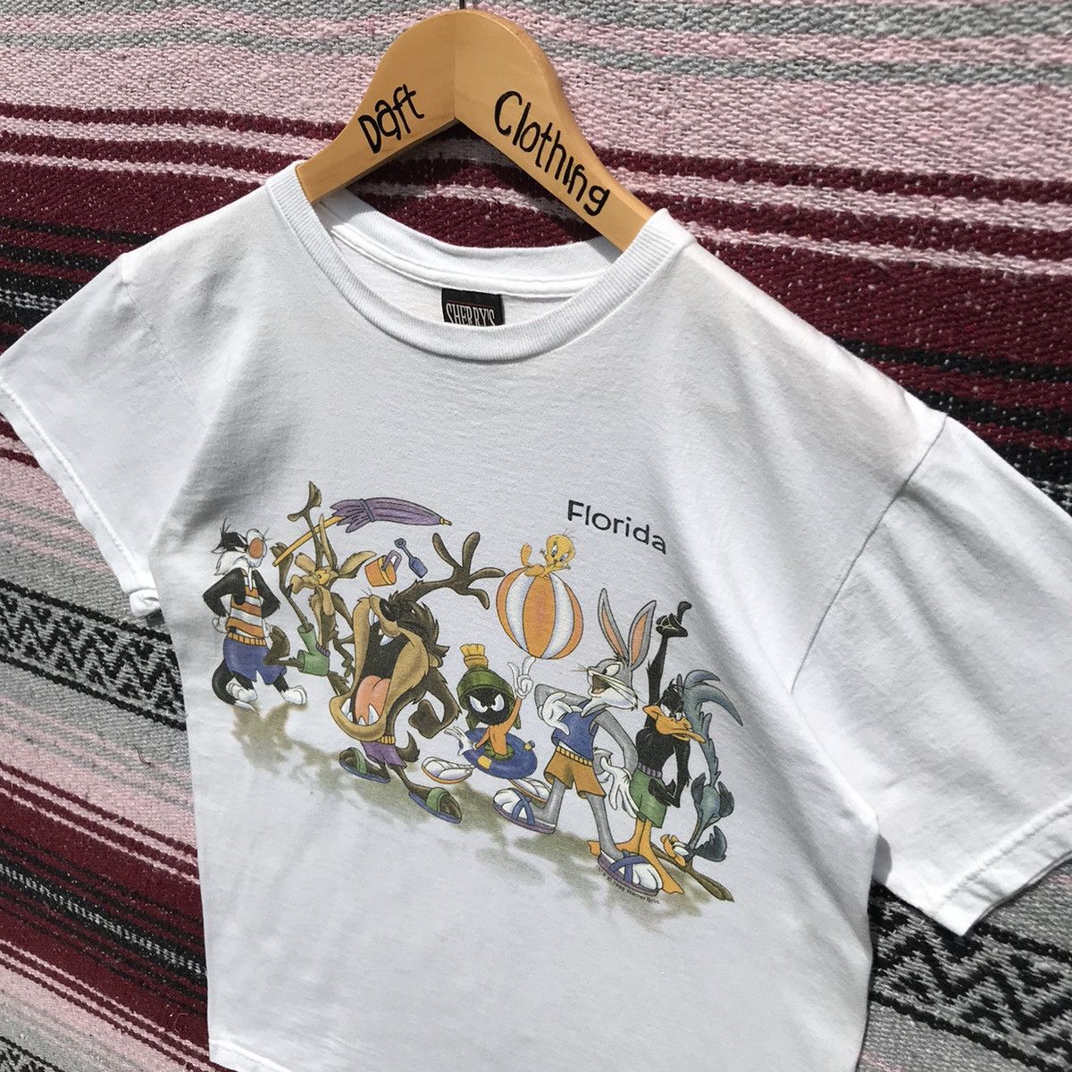Vintage × Warner Bros Vintage Looney Tunes World Movie Shirt©️1998 Warner Bros Size US S / EU 44-46 / 1 - 6 Thumbnail